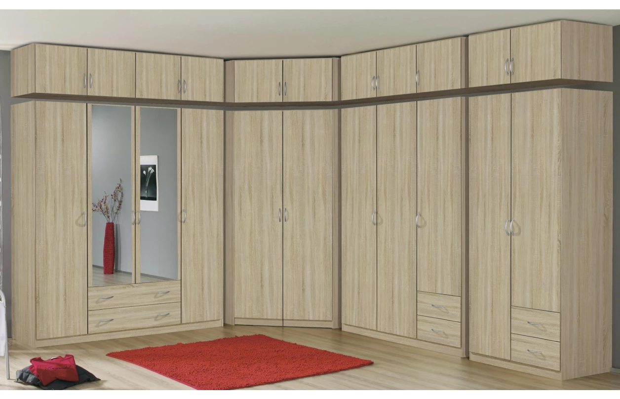 Šatní skříň Case, 91 cm, dub sonoma 16
