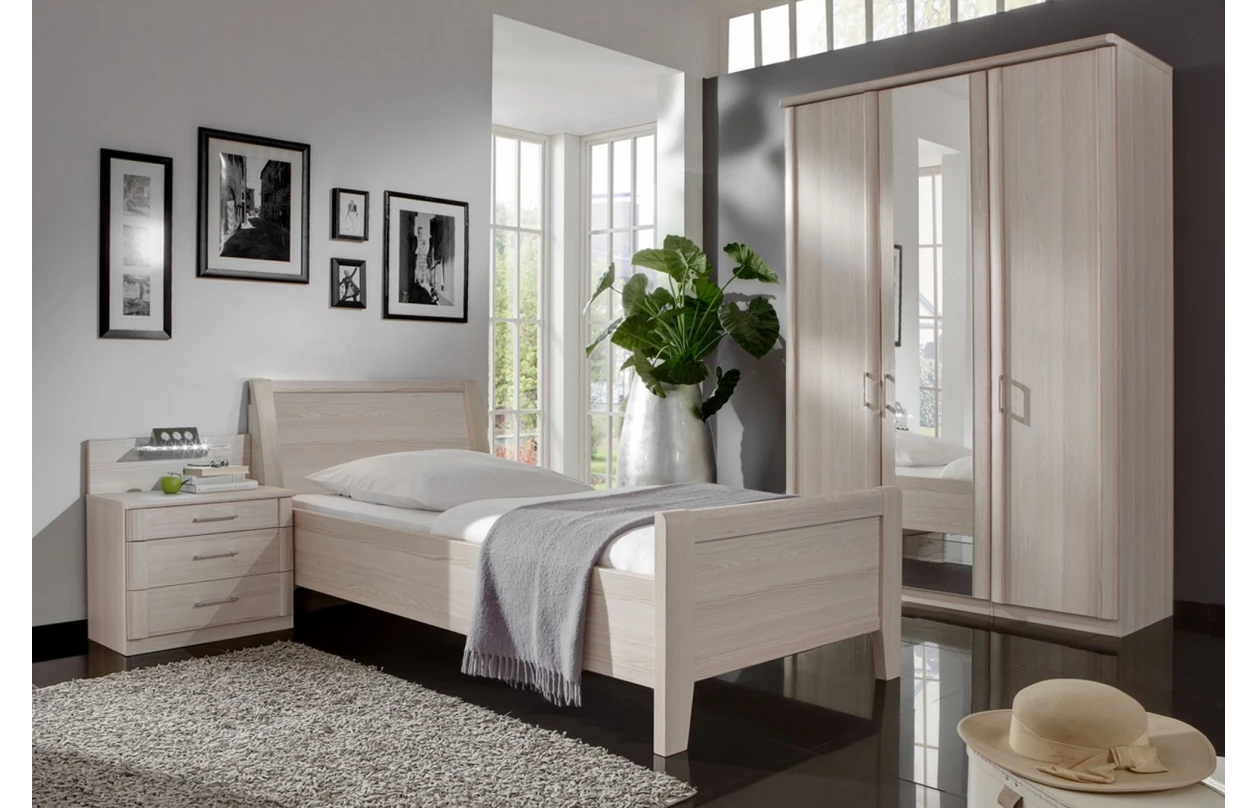 Skříňové přemostění k posteli Luxor, polární modřín 35