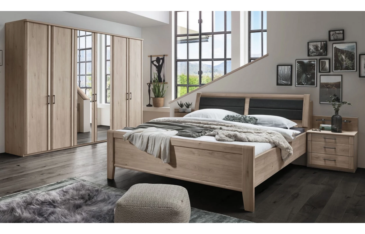 Skříňka se zásuvkami Luxor 93 cm, polární modřín 13