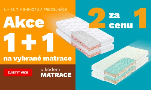 Matrace 1+1 zdarma 1-31-7-2026