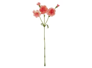 Umělá květina Karafiát 55 cm, růžová