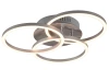 Stropní/nástěnné LED osvětlení Circle, matný nikl
