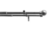 Dvojitá garnýž Orbis 240-450 cm, ušlechtilá ocel