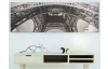 Obraz na plátně Eiffel, 150x50 cm