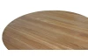 Kulatý zahradní jídelní stůl Manado, 120 cm, teak