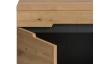 Předsíňová lavice Cano, 80 cm,  šedá/dub artisan