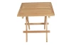 Zahradní konferenční stolek Jakarta 50x50 cm, skládací, teak