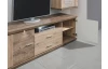 Široká TV skříňka Grande, dub artisan/dub ribbeck, s osvětlením