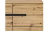 Komoda se zásuvkami Cano, 100 cm, šedá/dub artisan