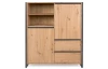 Vysoká skříňka Denver, dub artisan/antracit
