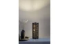 Stolní LED lampa Taco, třpytivý efekt, černo-zlatá