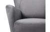 Křeslo Next, šedá látka/nohy přírodní dub