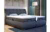 Postel boxspring s polohováním Meryl 180x200 cm, antracitová látka