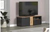Televizní skříňka Esteban 150 cm, antracit/dub evoke