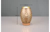 Stolní lampa Bidar 21 cm, měděný kov/dřevo