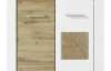 Předsíňová šatní skříň Materio, dub/bílá