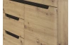 Široká komoda Nordi, dub artisan