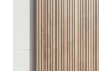 Šatní skříň Berno, 170 cm, bílá/dub