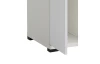 Vysoká vitrína Rovigo 70 cm, dub nox/bílá