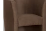Křeslo Mini, hnědá látka
