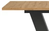 Rozkládací jídelní stůl Moteon 150x90 cm,dub artisan/šedý,podnož V