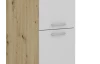 Vysoká kuchyňská skříň Irma S40.193, dub artisan/bílá