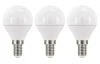 LED žárovka (3 ks) Classic mini globe, E14, 5 W, 470 lm