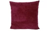 Dekorační polštář Chenille Cross 45x45 cm, červený