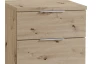 Noční stolek/skříňka se 4 zásuvkami Smilla, výška 79 cm, dub artisan