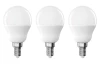 LED žárovka (3 ks) Classic Mini Globe, E14, 4,2 W, 470 lm