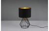 Stolní lampa Chuck, černá/zlatá