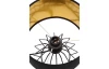 Stolní lampa Chuck, černá/zlatá
