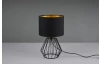 Stolní lampa Chuck, černá/zlatá