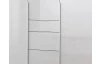 Šatní skříň se zásuvkami New York D, 135 cm, bílá/bílý lesk