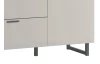 Komoda Romy 152,5 cm, šedá/dub