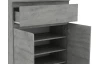 Skříňka se šuplíkem Carlos, šedý beton, 80 cm