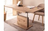 Rozkládací konferenční stolek s nastavením výšky Cortado 110-150 cm, dub artisan