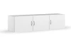 Skříňový nástavec Case, 136 cm, bílý