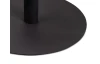 Kulatý konferenční stolek Ida, 60 cm, černý jasan