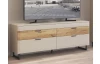 TV skříňka Romy, šedá/dub