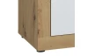 TV skříňka Brilon, 150 cm, dub artisan/bílá