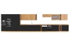 Přední plocha na vestavnou kuchyňskou myčku Modena, 60 cm, dub artisan