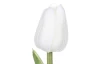 Umělá květina Tulipán 34 cm, bílá