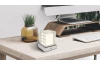 Nabíjecí stolní LED lampa Lunki, nikl
