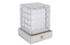 Nabíjecí stolní LED lampa Lunki, nikl