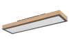 Stropní LED osvětlení Doro 60 cm, dřevěný vzhled