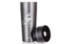 Cestovní termohrnek Coffee 350 ml, šedý